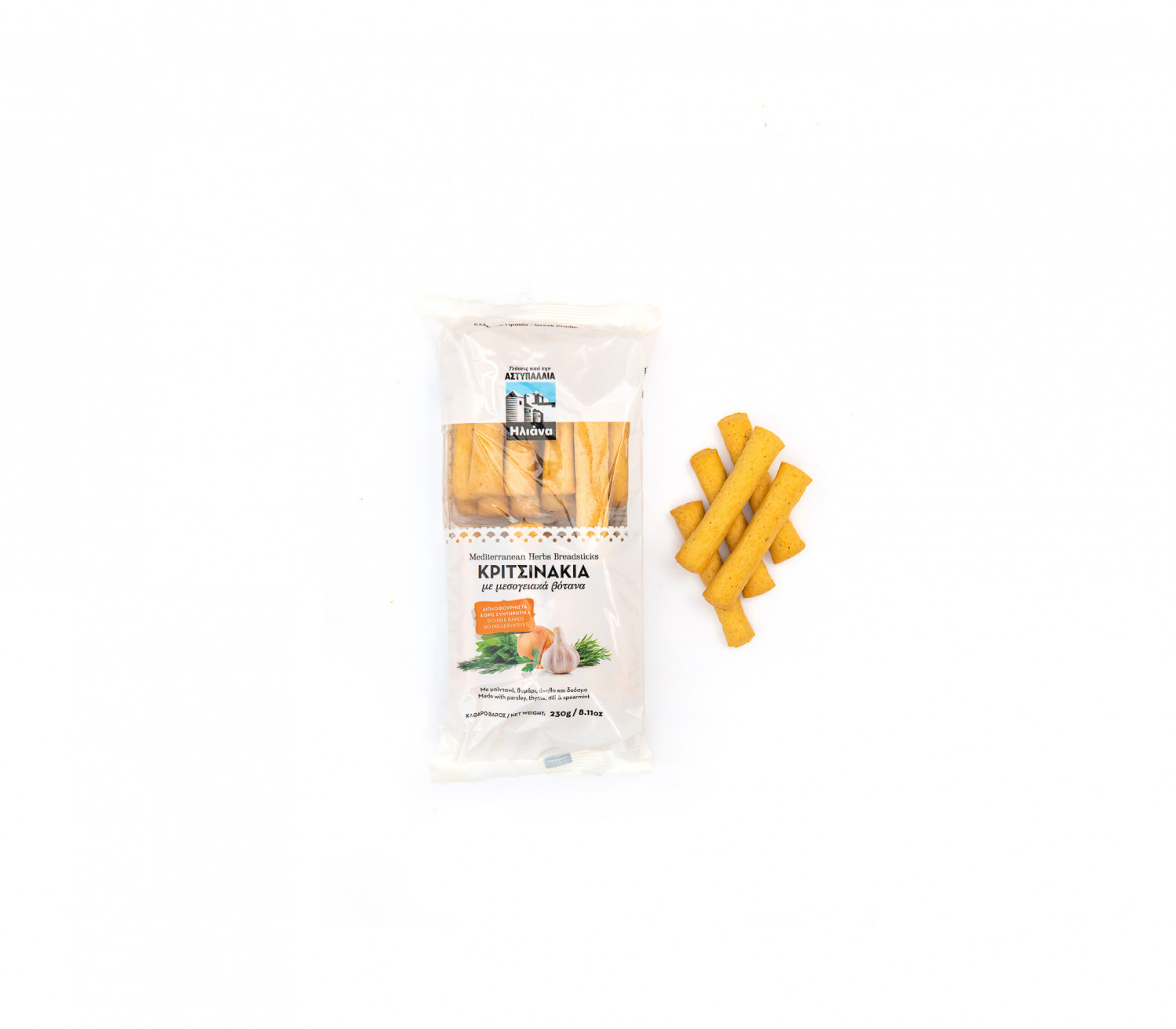 Mediterranean herbs breadsticks